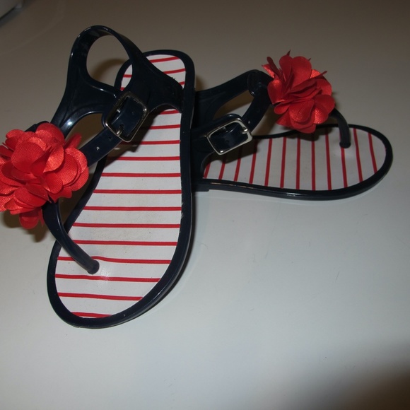 Girls Stepping Stones Open Toe Sandal Shoes Size 8 GUC - Picture 2 of 4